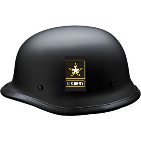 US Army star large vinyl motorcycle helmet sticker on a helmet - military biker decal