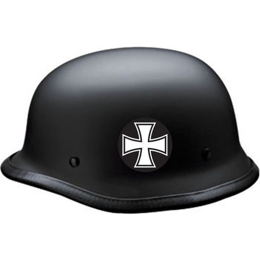 Chopper Cross Sticker on Motorcycle Helmet