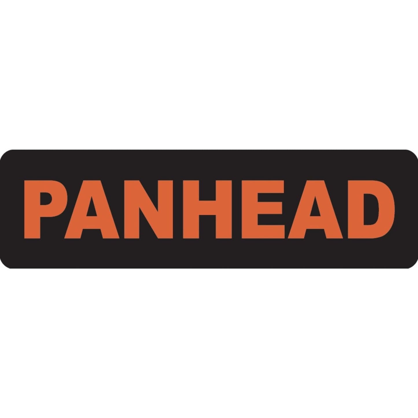 Panhead vinyl motorcycle helmet sticker - biker decal
