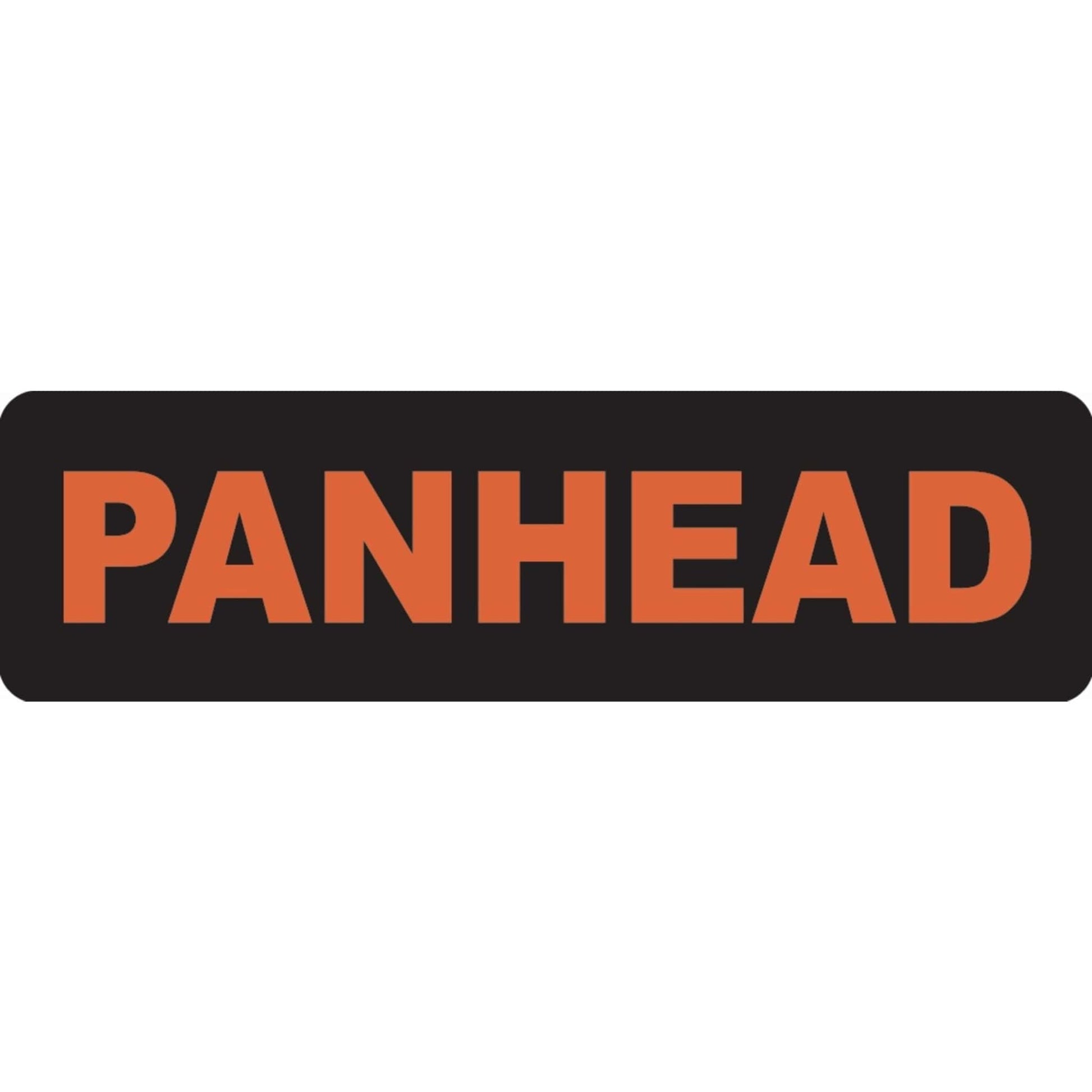 Panhead vinyl motorcycle helmet sticker - biker decal