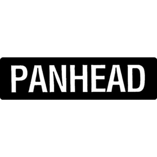 Panhead vinyl motorcycle helmet stickers - biker decal