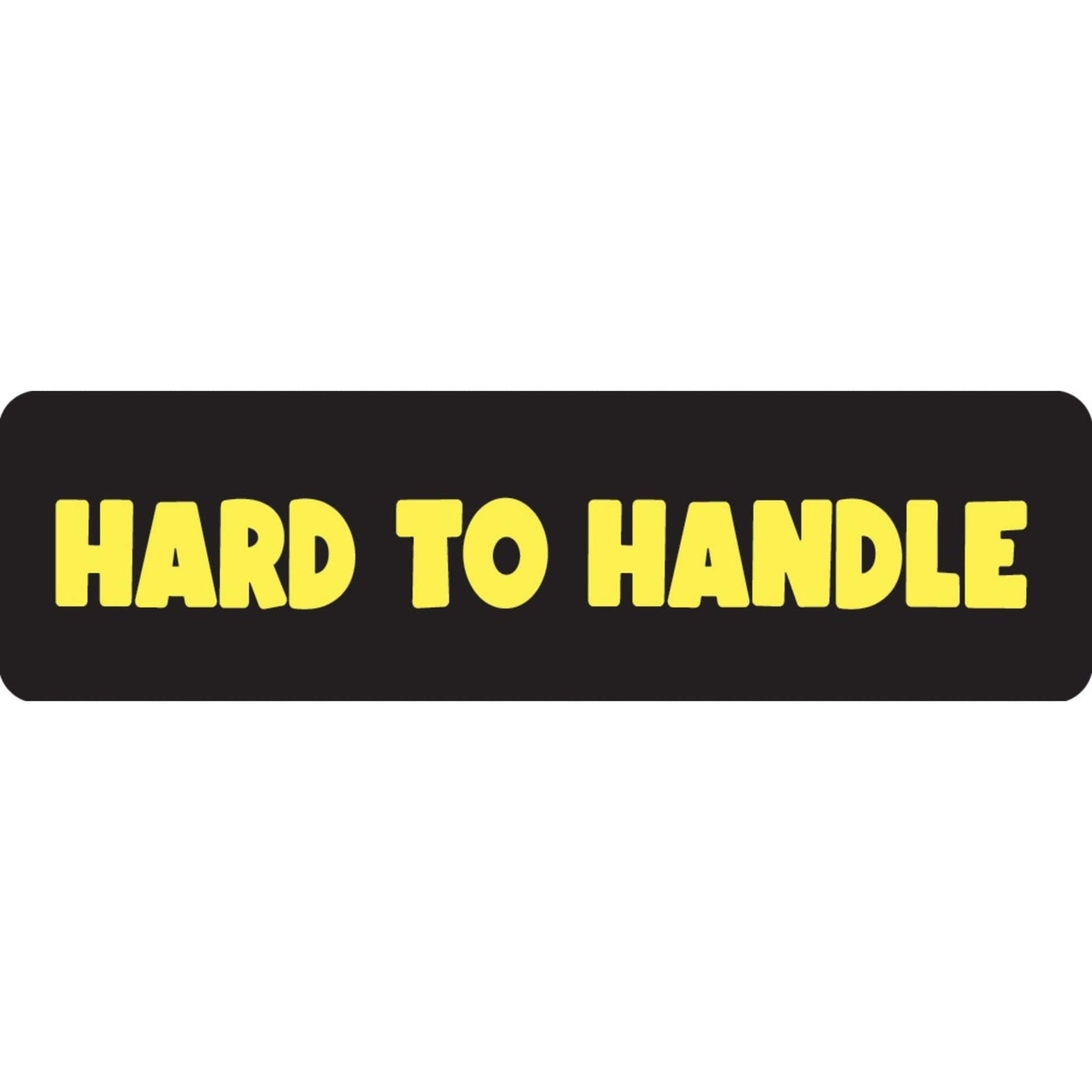 Hard to handle vinyl motorcycle helmet sticker - biker decal