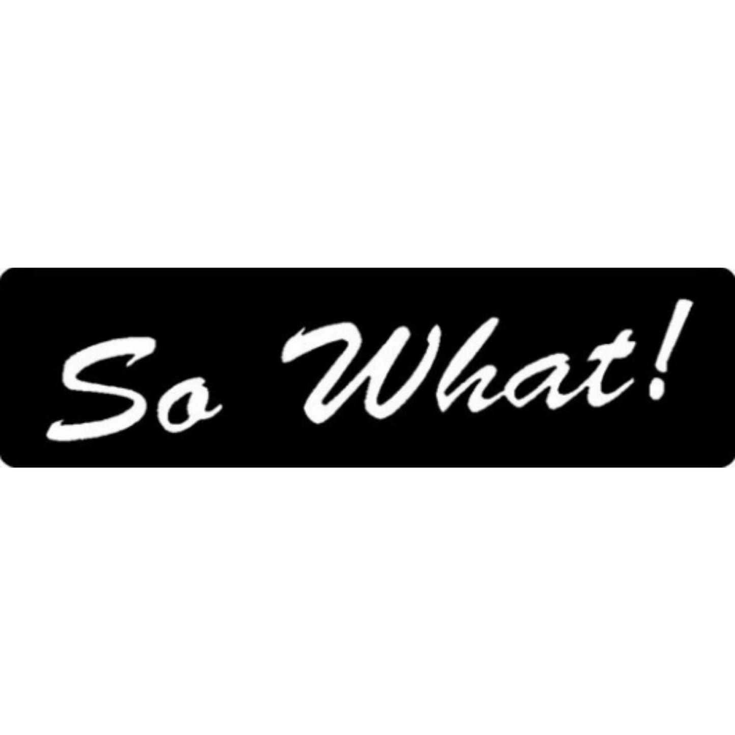 So what vinyl motorcycle helmet stickers - biker decal