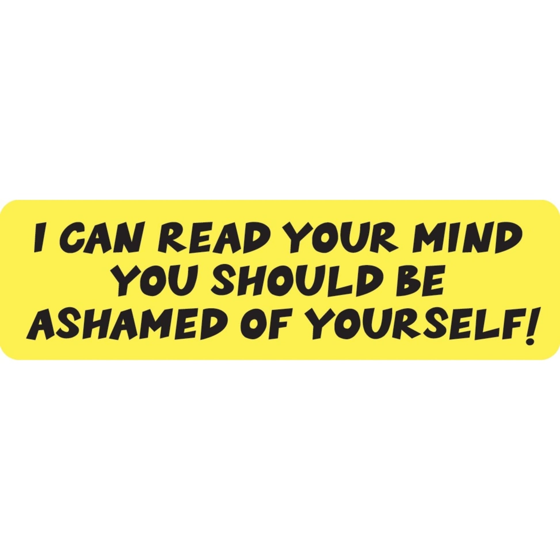 I can read your mind you should be ashamed of yourself vinyl motorcycle helmet sticker - funny biker decal
