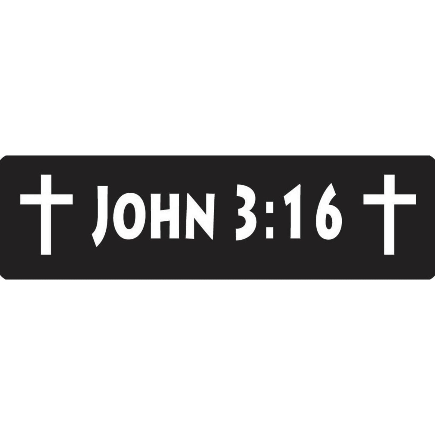 John 3:16 vinyl motorcycle helmet stickers - biker decal
