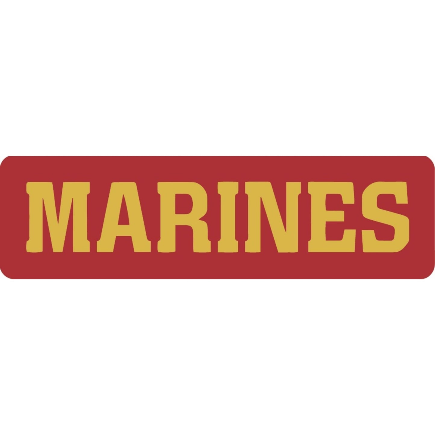 Marines vinyl motorcycle helmet sticker - military biker decal