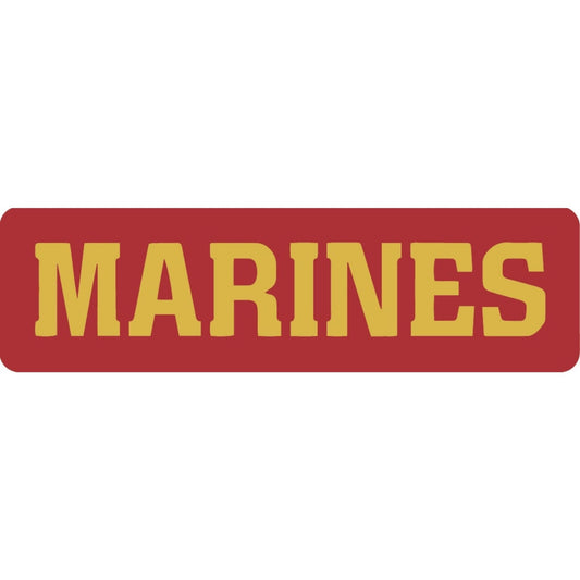 Marines vinyl motorcycle helmet sticker - military biker decal