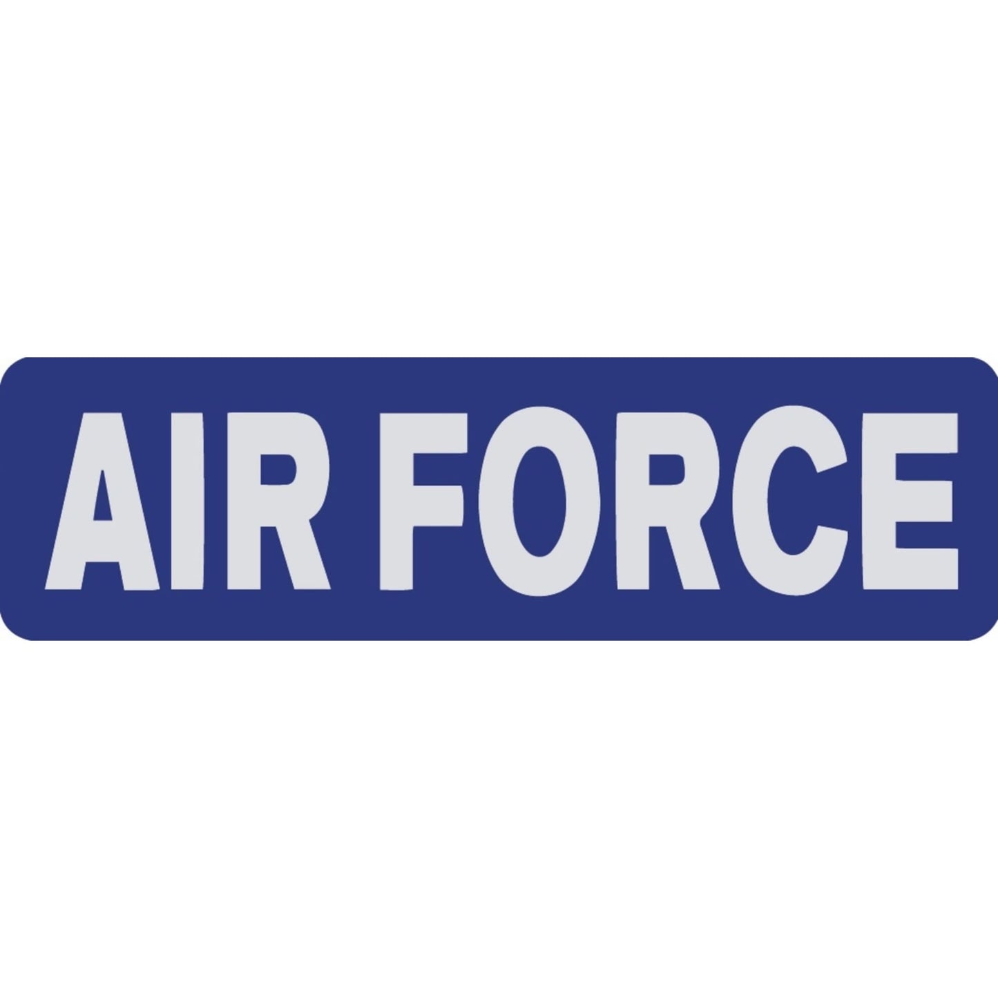 Air Force vinyl motorcycle helmet sticker - military biker decal