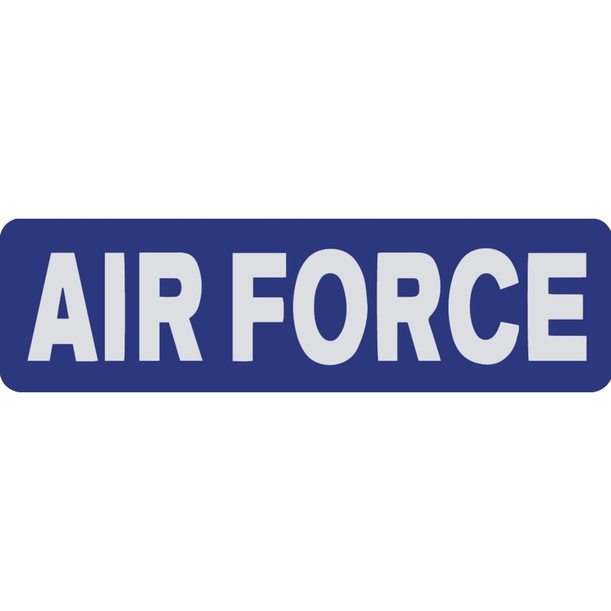 Air Force vinyl motorcycle helmet sticker - military biker decal