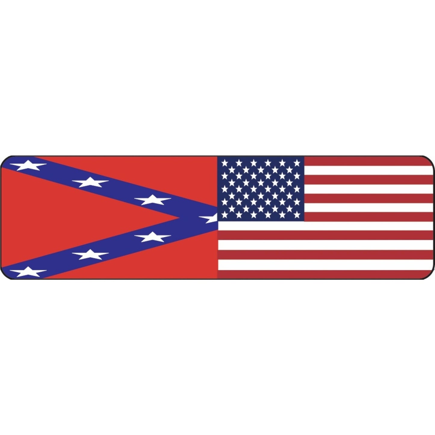 CF American flag motorcycle helmet sticker
