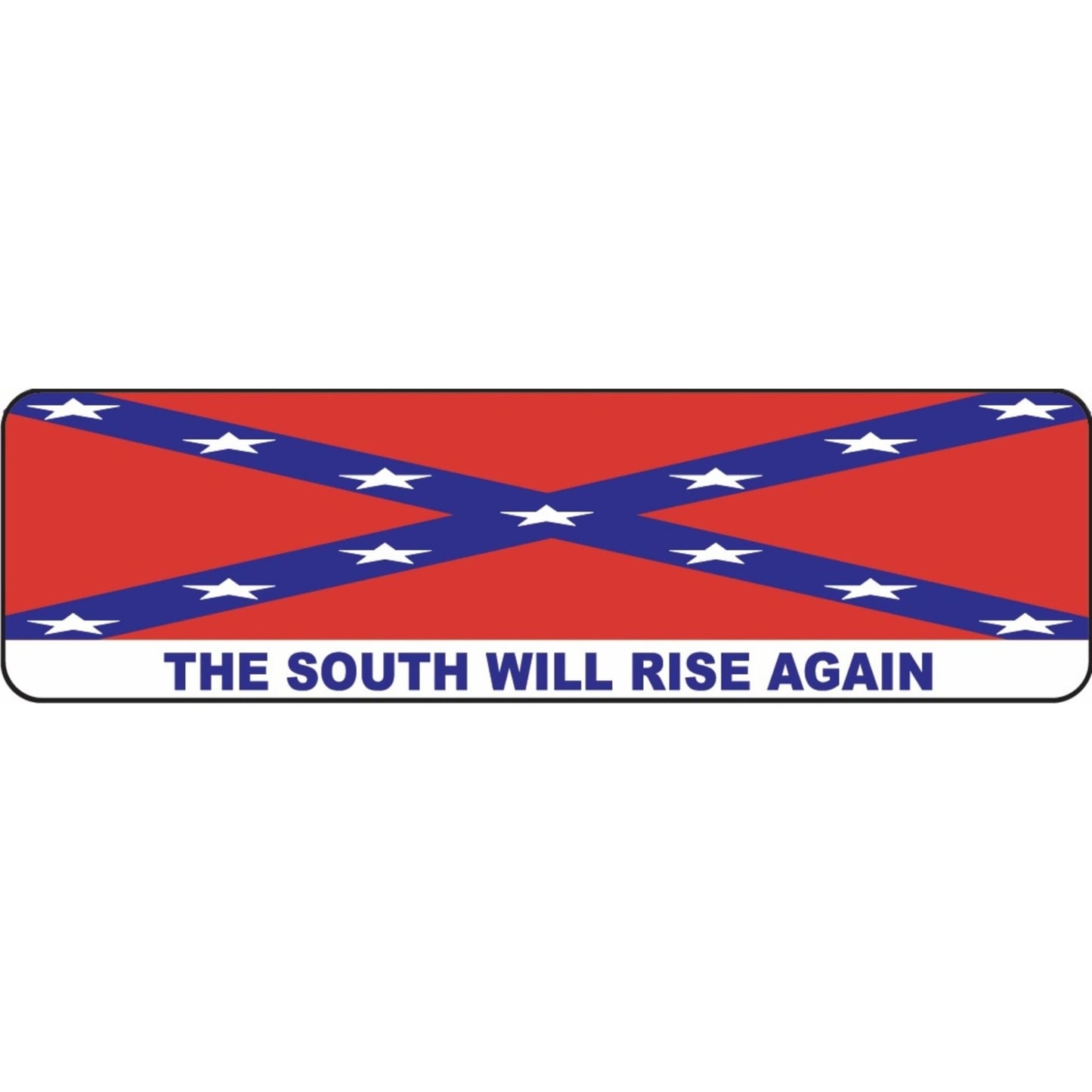 CF flag the south will rise again motorcycle helmet sticker