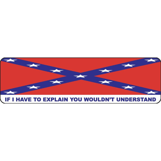 CF flag if I have to explain you wouldn't understand motorcycle helmet sticker