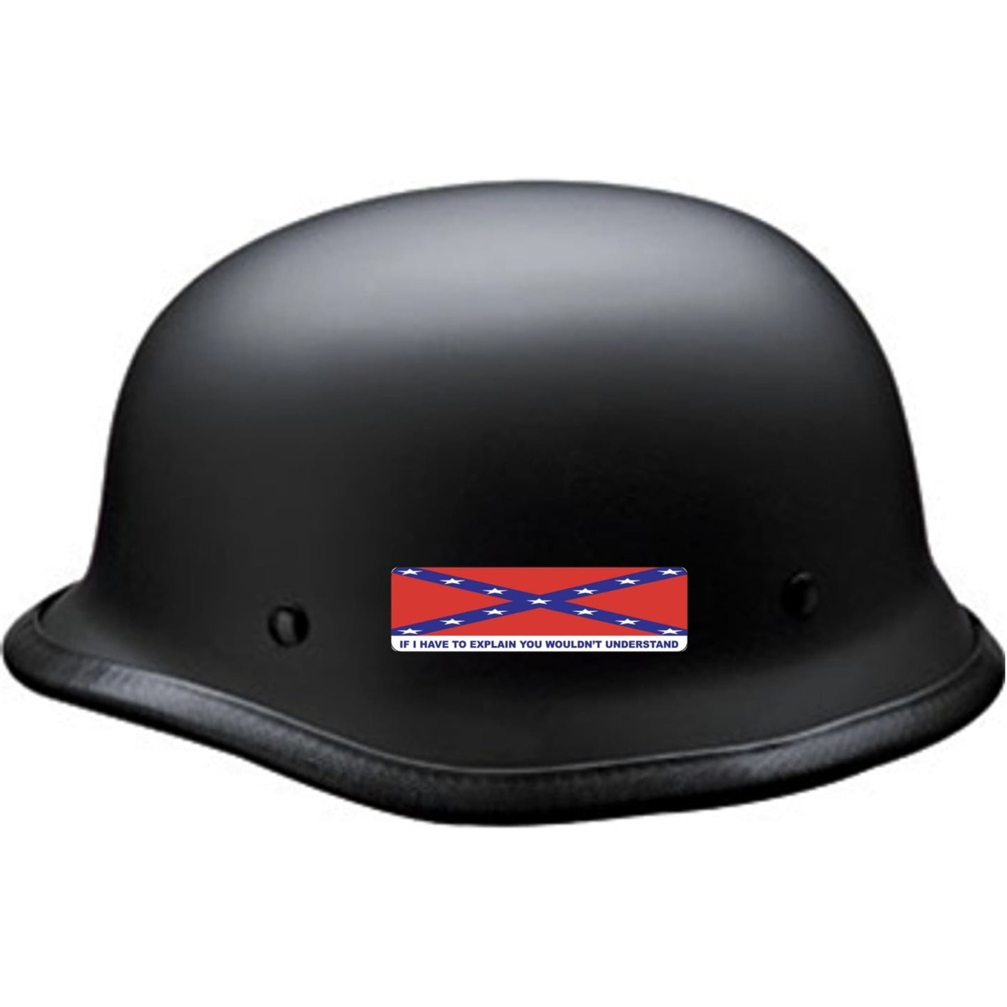 CF flag kiss my rebel ass motorcycle helmet sticker