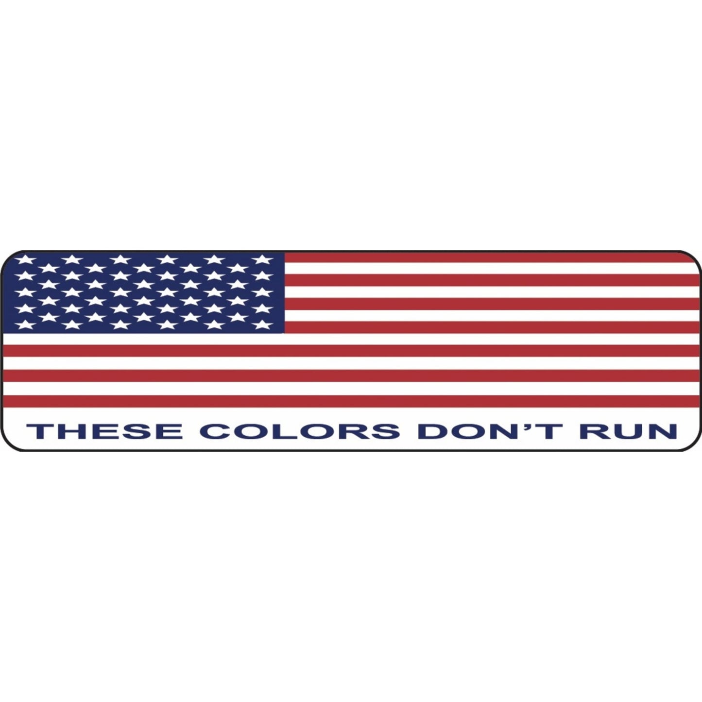 American flag these colors don't run vinyl motorcycle helmet sticker - patriotic biker decal