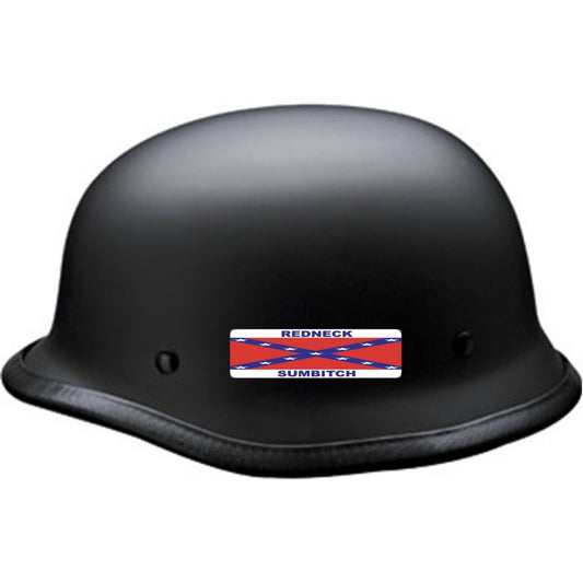 CF flag redneck sumbitch motorcycle helmet sticker