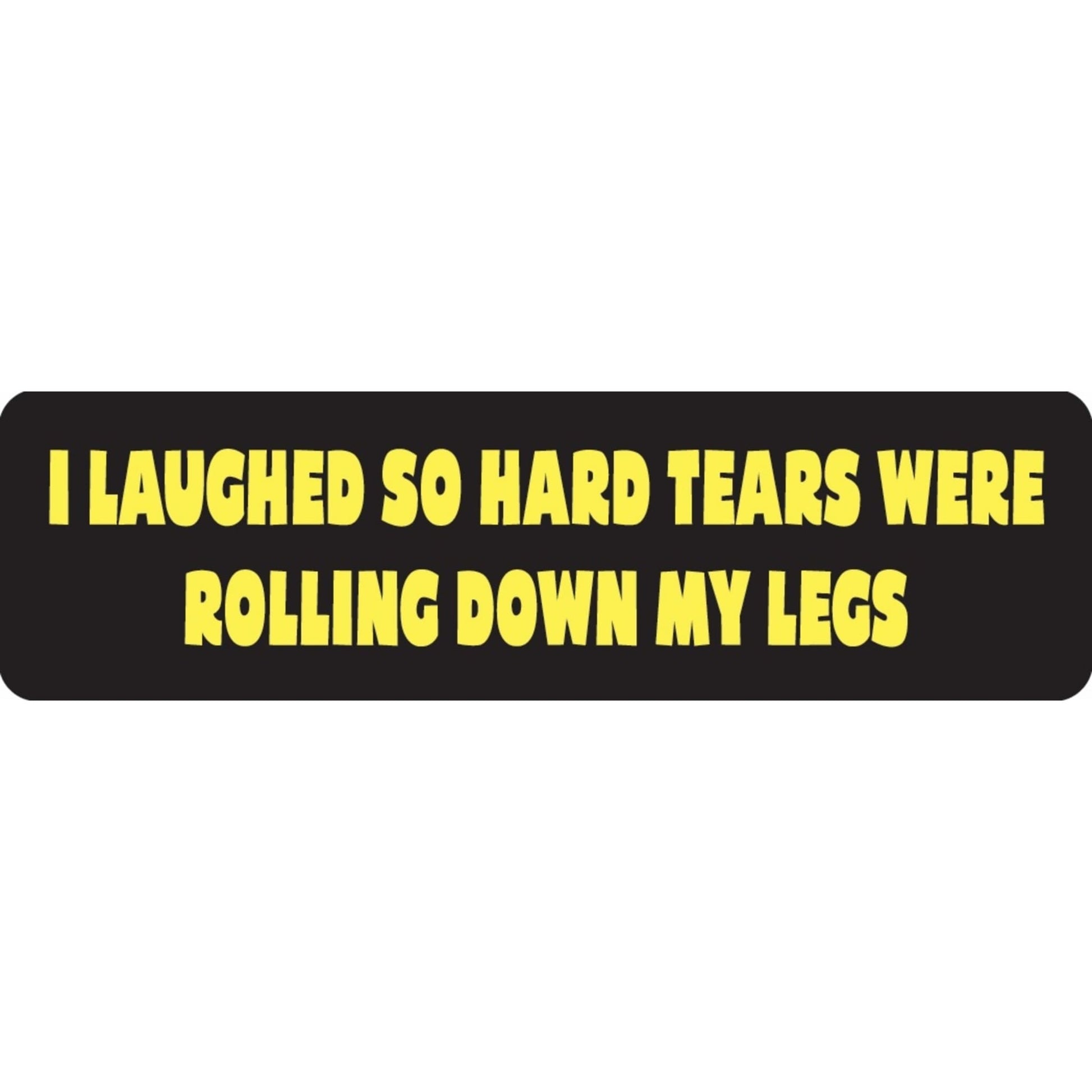 I laughed so hard tears were rolling down my legs vinyl motorcycle helmet sticker - funny biker decal