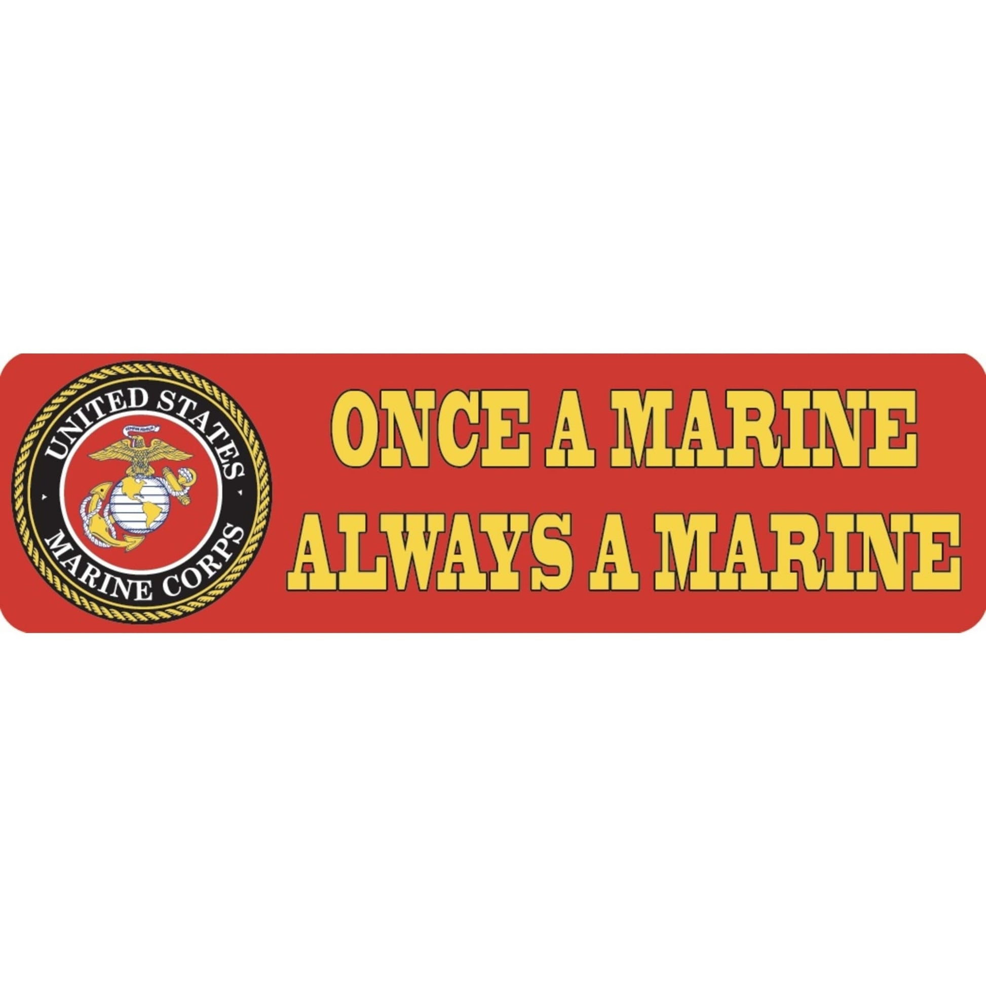 Marines 2 vinyl motorcycle helmet sticker - military biker decal