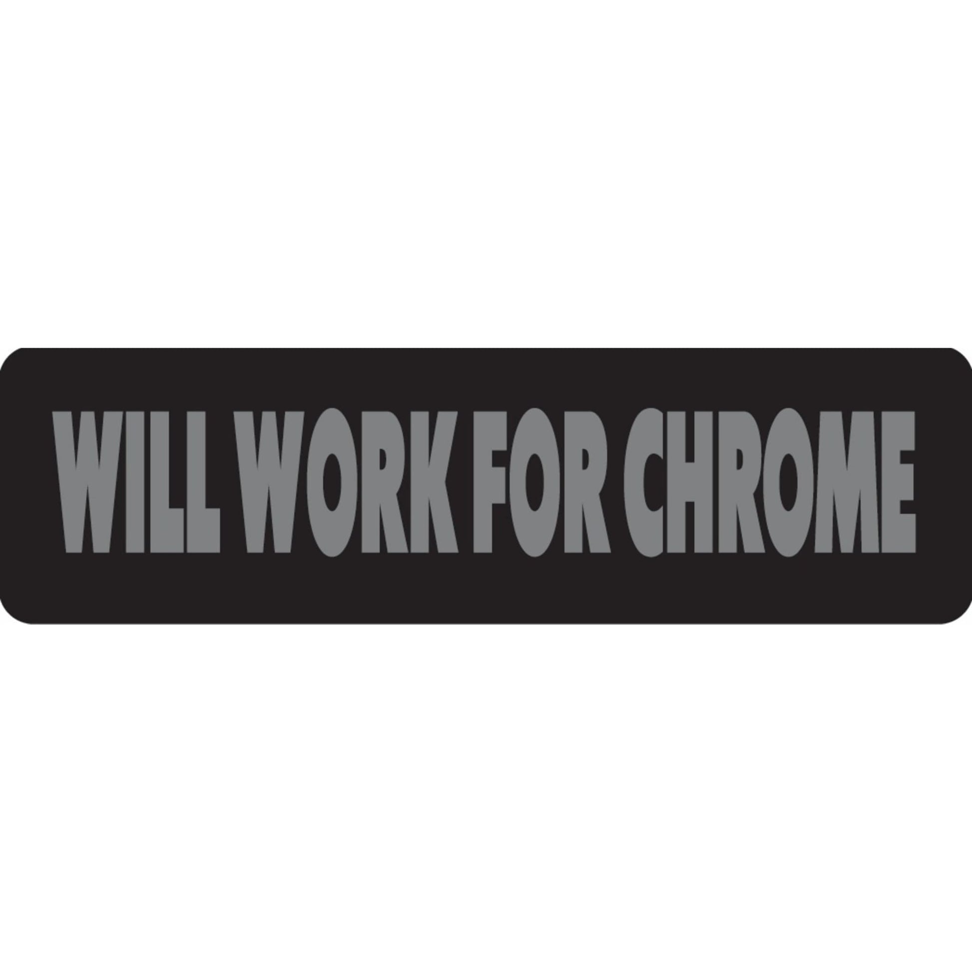 Will work for chrome vinyl motorcycle helmet sticker - biker decal