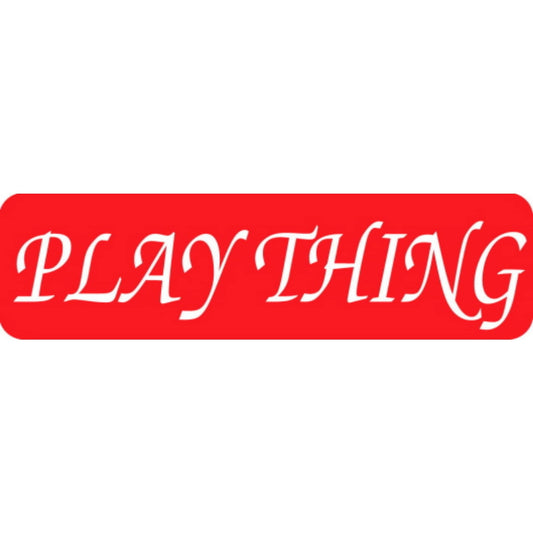 Play thing vinyl motorcycle helmet stickers - biker decal