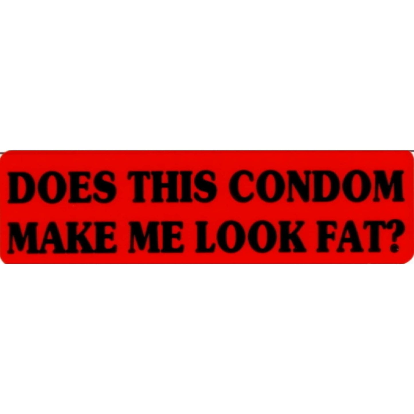 Does this condom make me look fat vinyl motorcycle helmet stickers - funny biker decal
