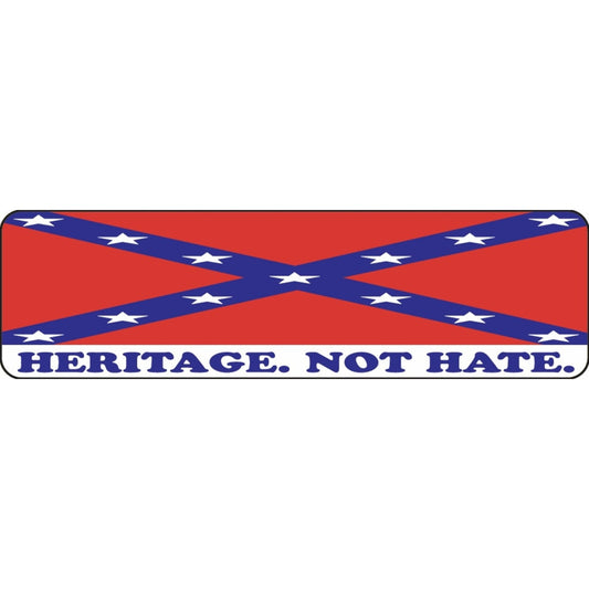 CF flag heritage not hate motorcycle helmet sticker