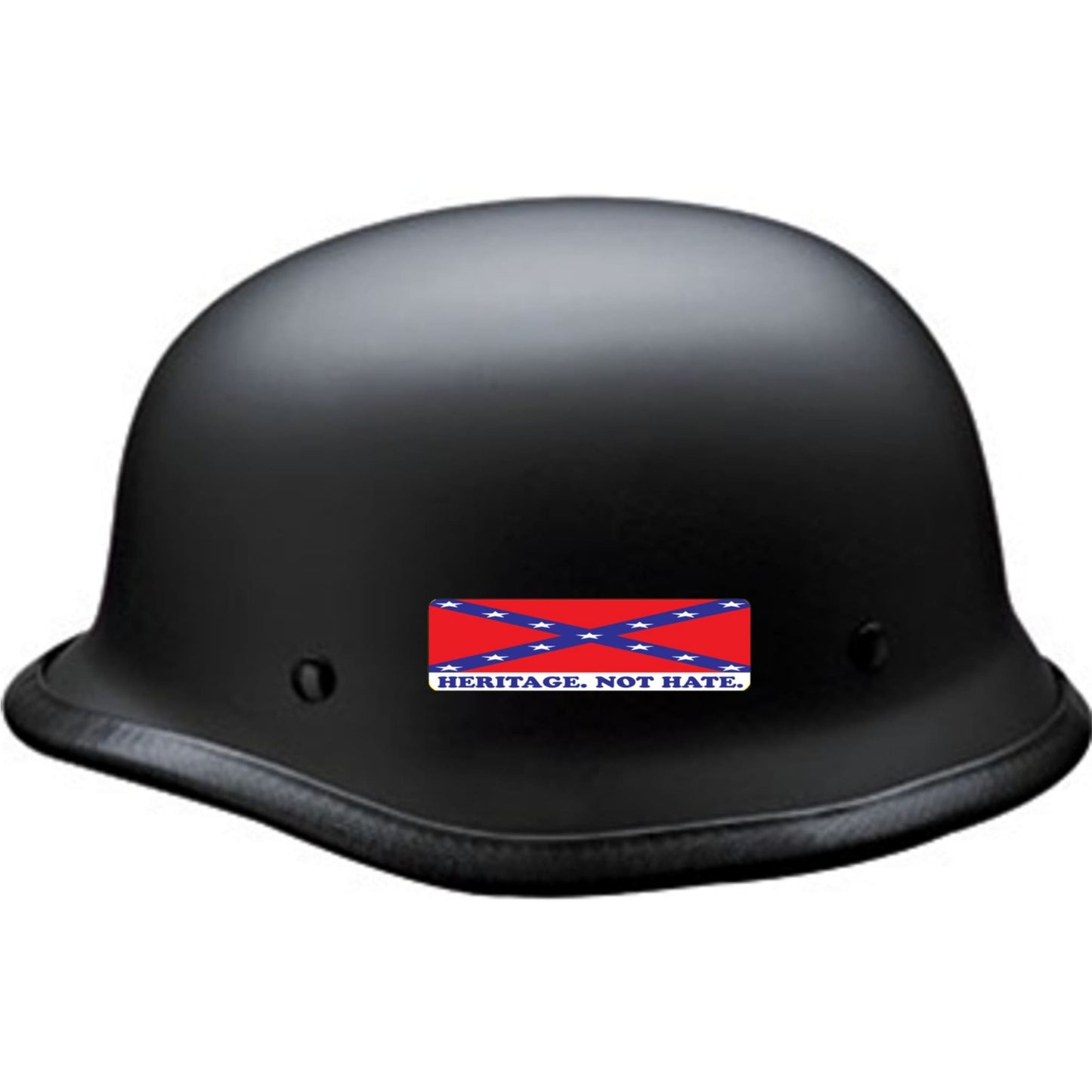 CF flag heritage not hate motorcycle helmet sticker