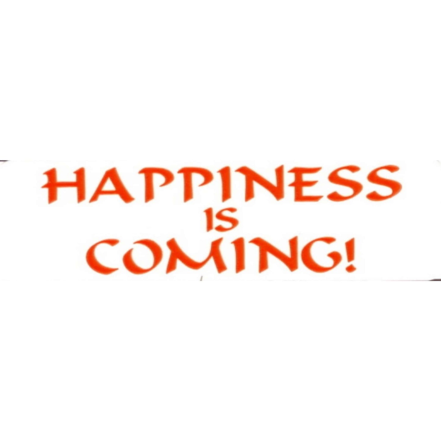 Happiness is cumming vinyl motorcycle helmet stickers - funny biker decal