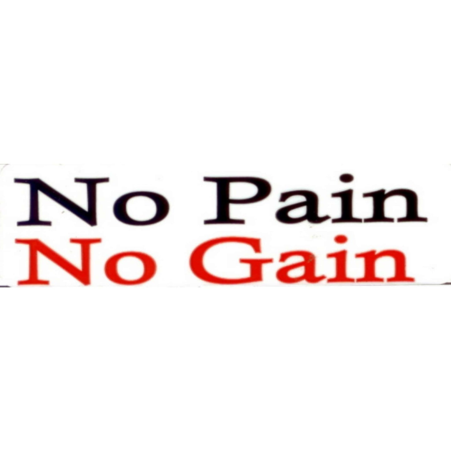 No pain no gain vinyl motorcycle helmet stickers - biker decal