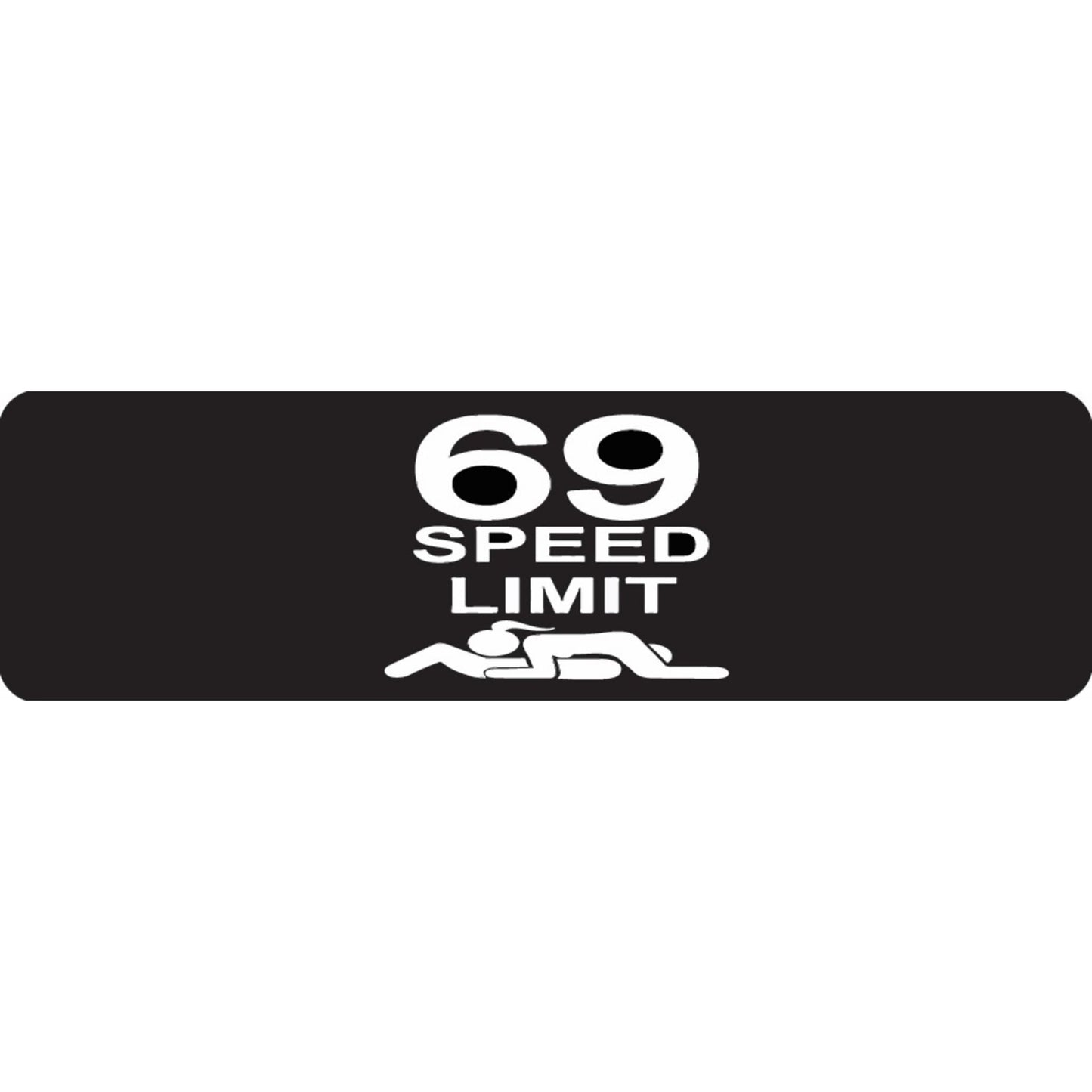 69 speed limit vinyl motorcycle helmet sticker - funny biker decal