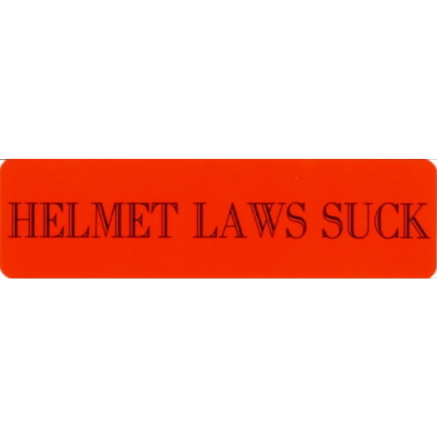 Helmet laws suck vinyl motorcycle helmet stickers - biker decal