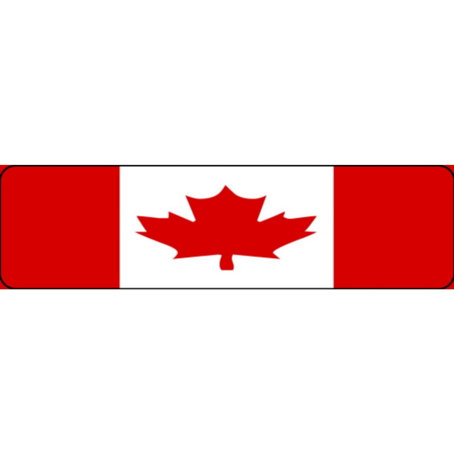 Canadian flag vinyl motorcycle helmet stickers - patriotic biker decal