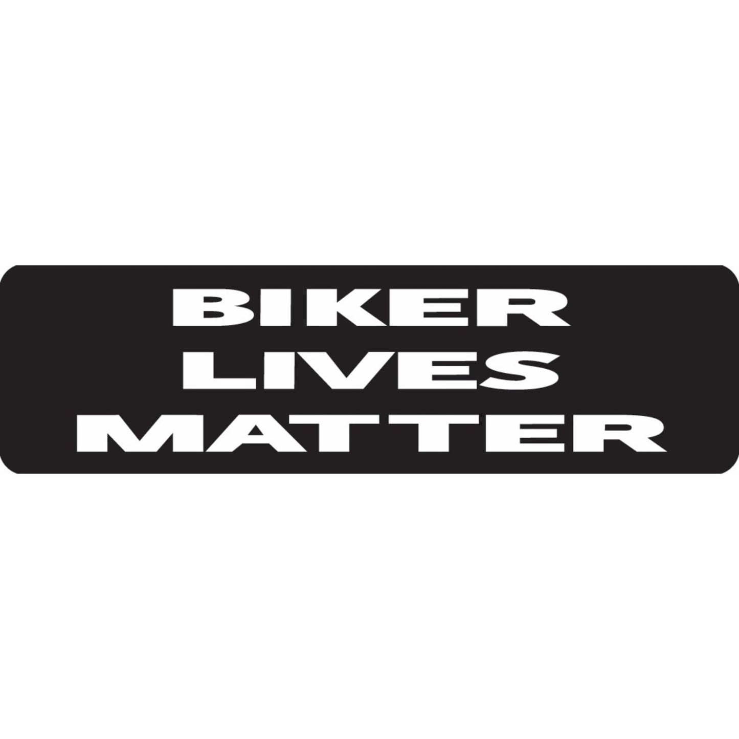 Biker lives matter vinyl motorcycle helmet sticker - biker decal