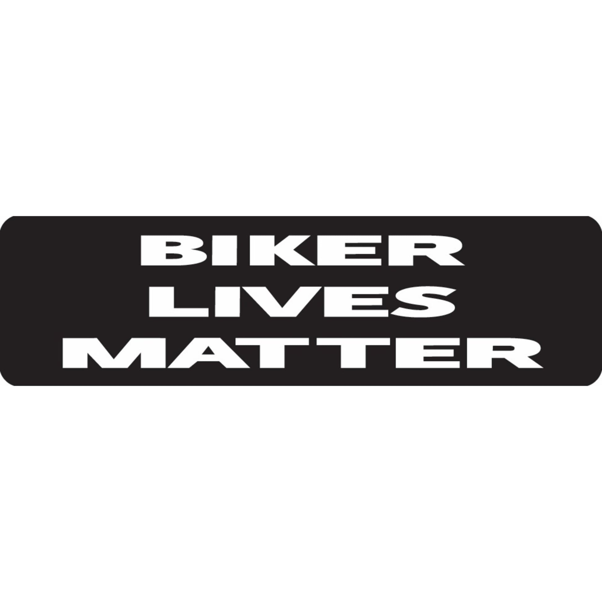 Biker lives matter vinyl motorcycle helmet sticker - biker decal