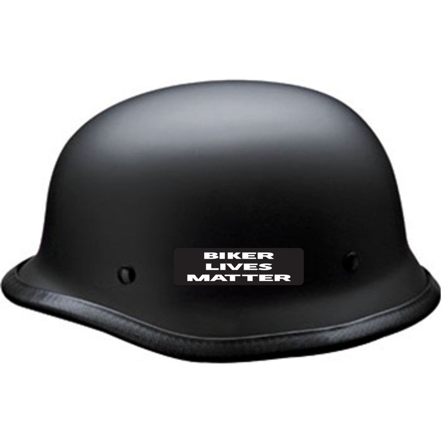 Biker lives matter vinyl motorcycle helmet sticker on a helmet - biker decal