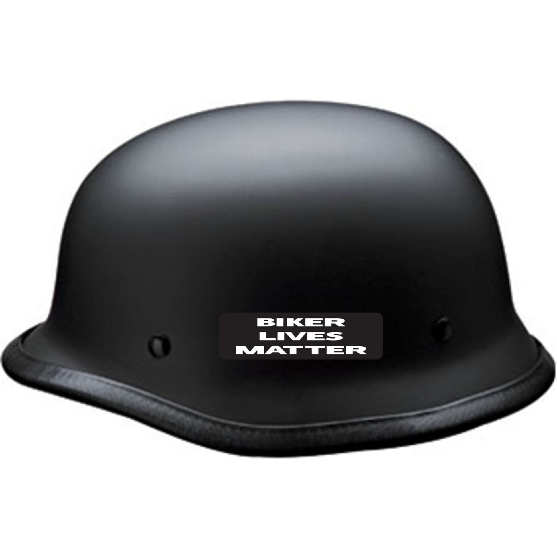 Biker lives matter vinyl motorcycle helmet sticker on a helmet - biker decal