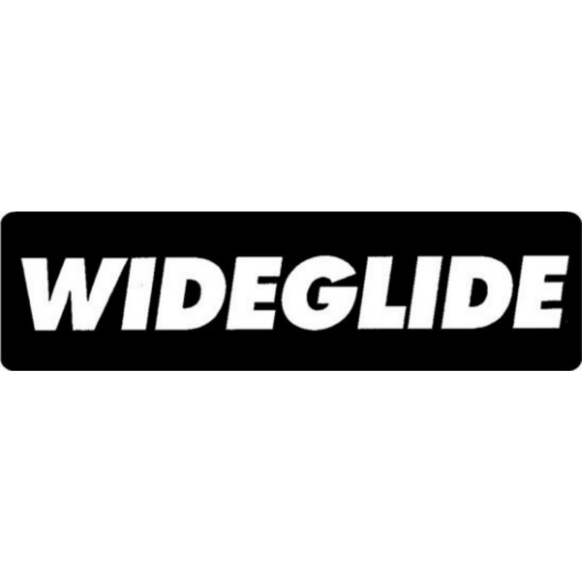 Wideglide vinyl motorcycle helmet stickers - biker decal