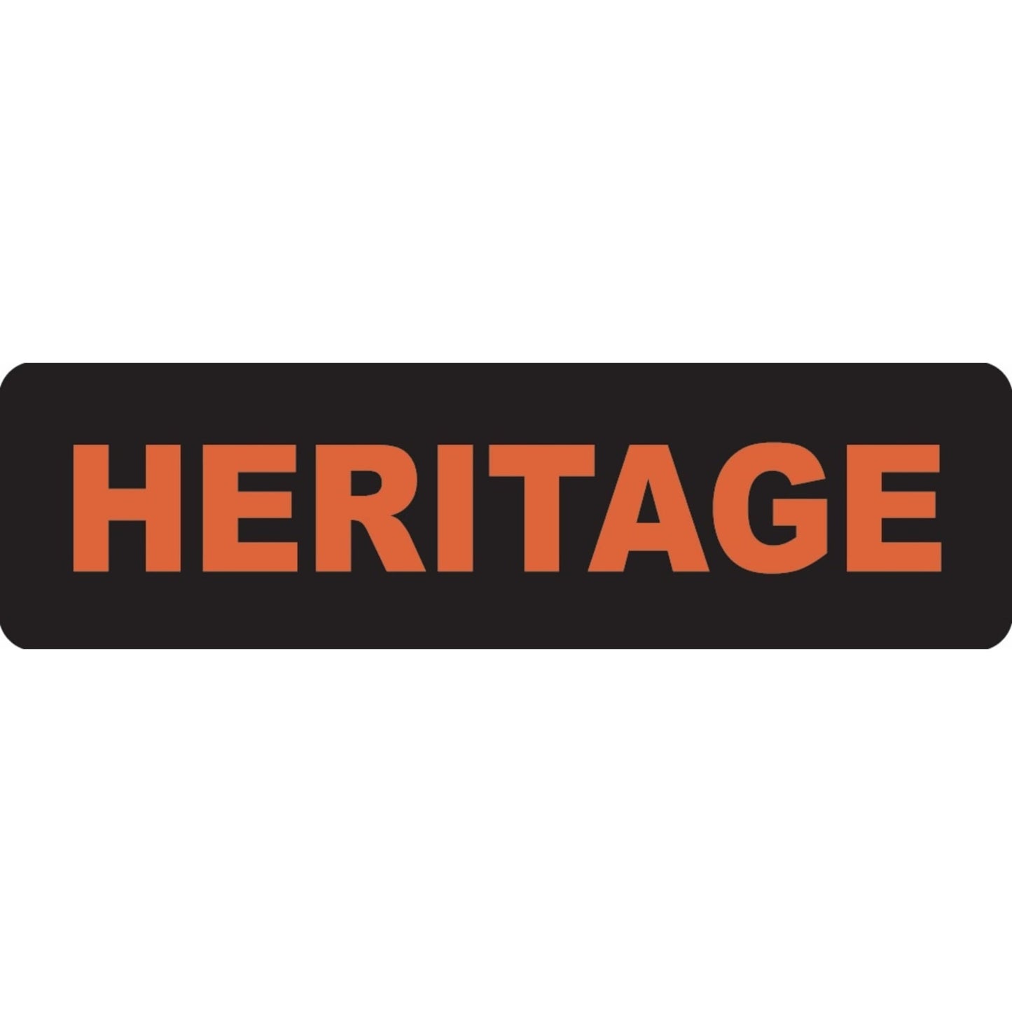 Heritage vinyl motorcycle helmet sticker - biker decal