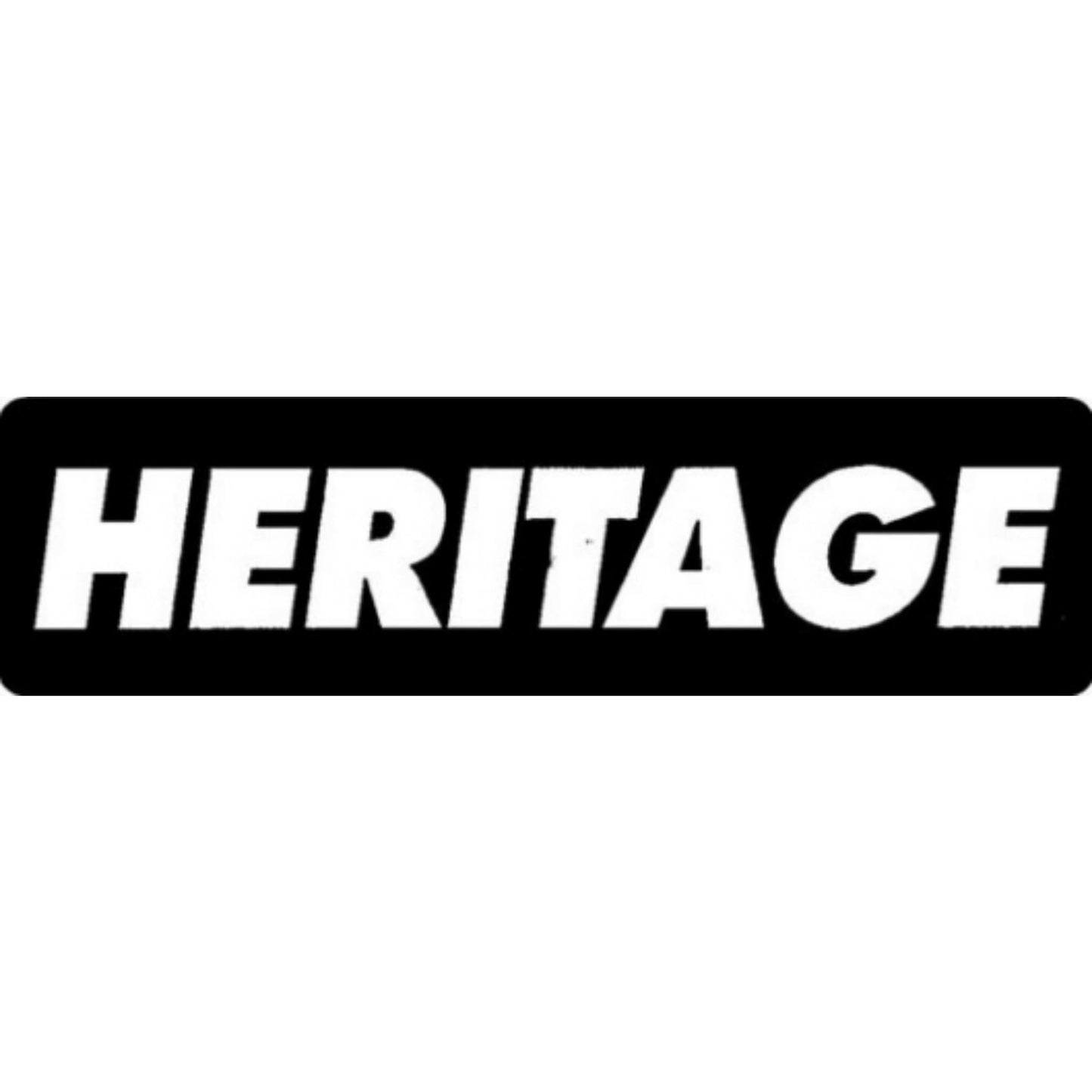 Heritage vinyl motorcycle helmet stickers - biker decal