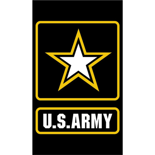 US Army star large vinyl motorcycle helmet sticker - military biker decal