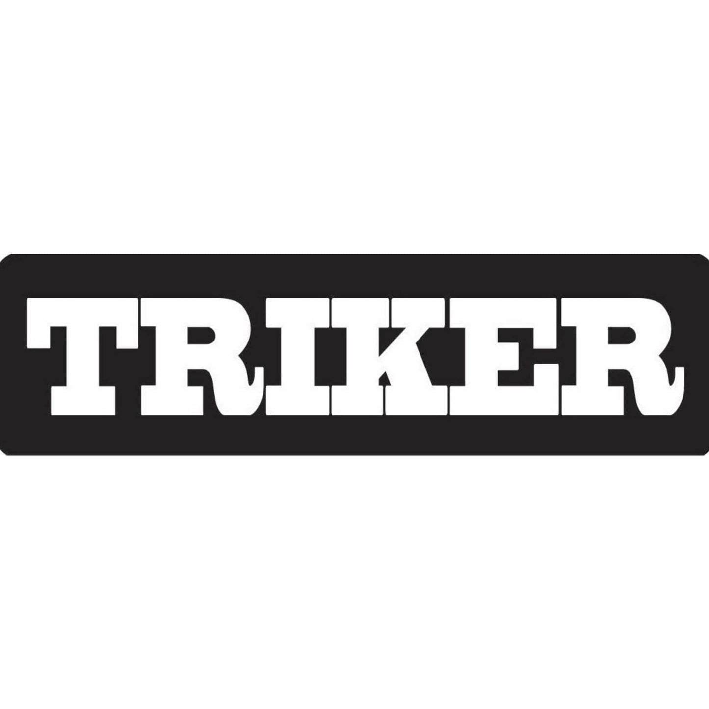 Triker vinyl motorcycle helmet stickers - biker decal