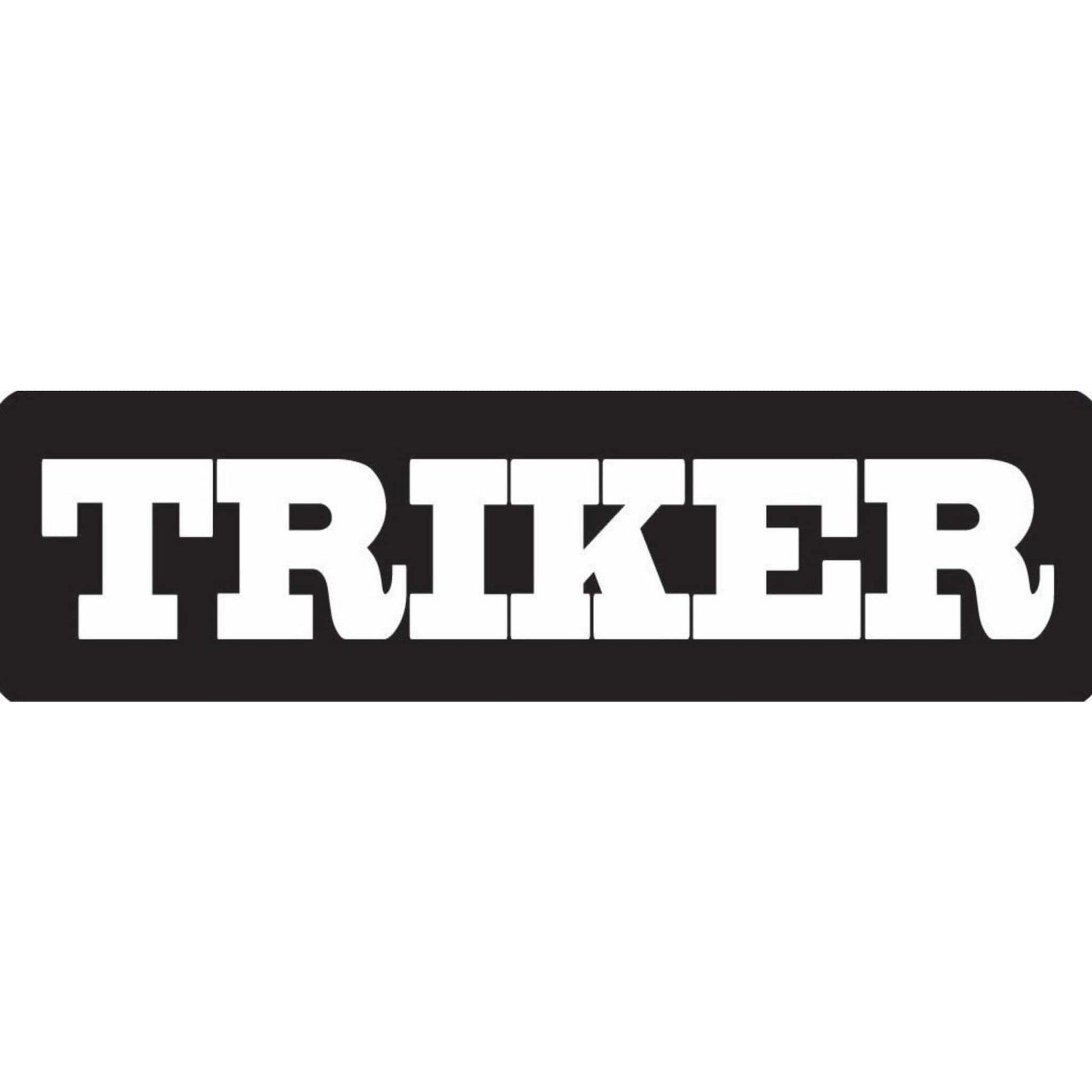 Triker vinyl motorcycle helmet stickers - biker decal