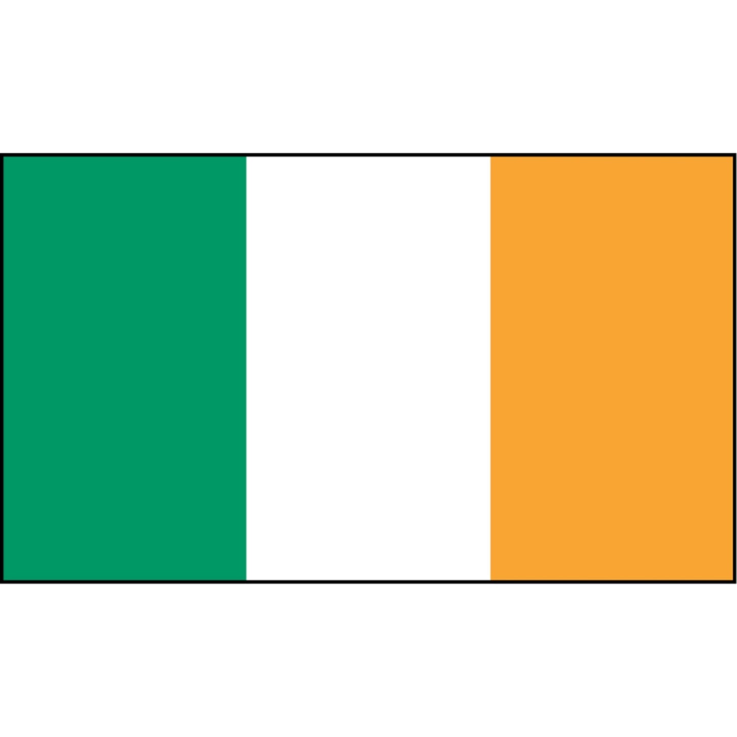 Irish flag vinyl motorcycle helmet sticker - patriotic biker decal