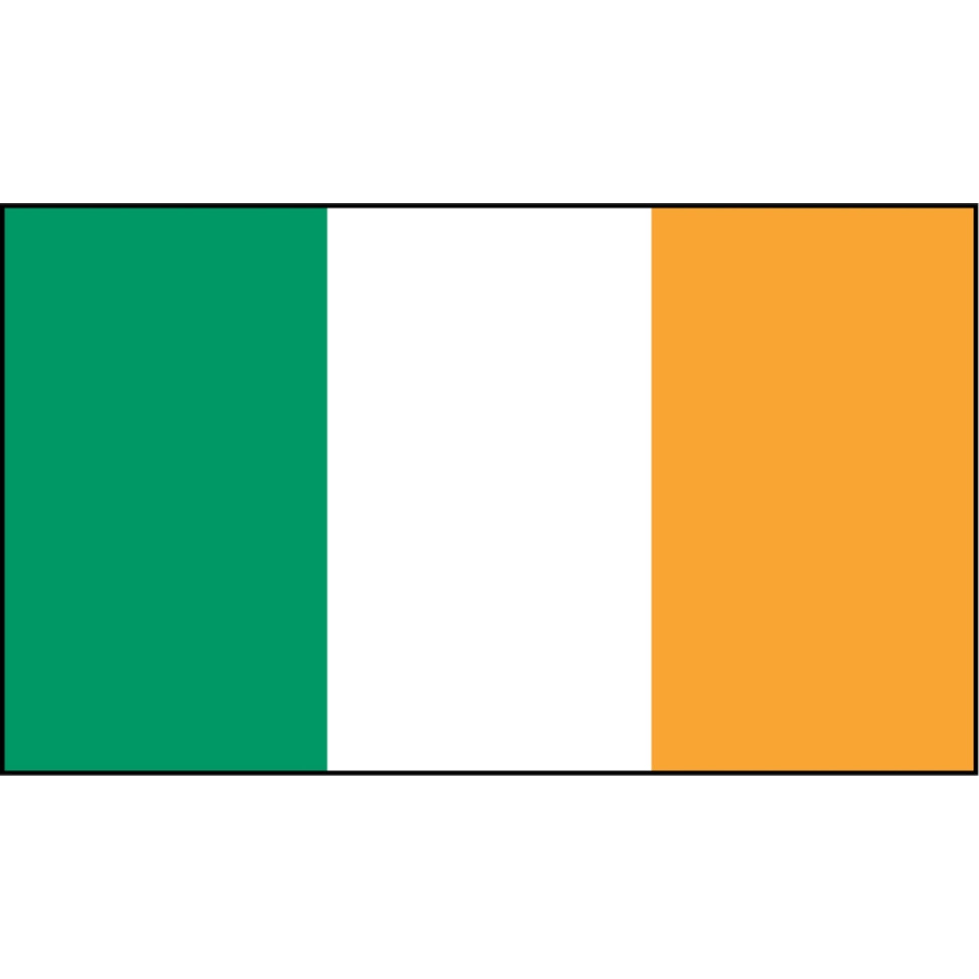 Irish flag vinyl motorcycle helmet sticker - patriotic biker decal