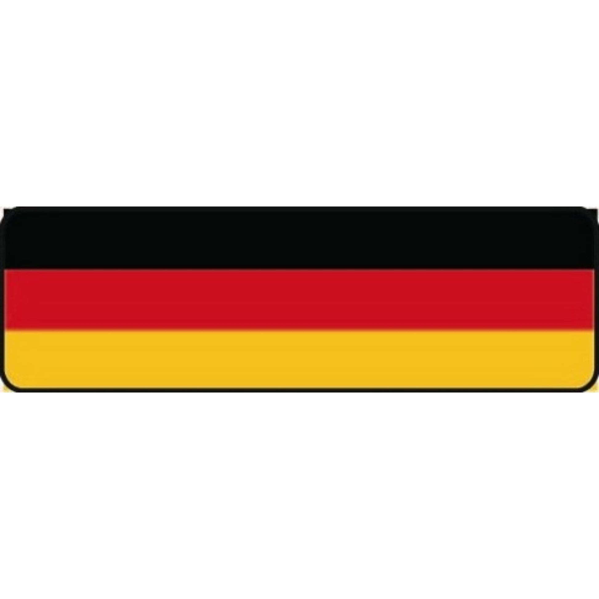 German flag vinyl motorcycle helmet stickers - patriotic biker decal