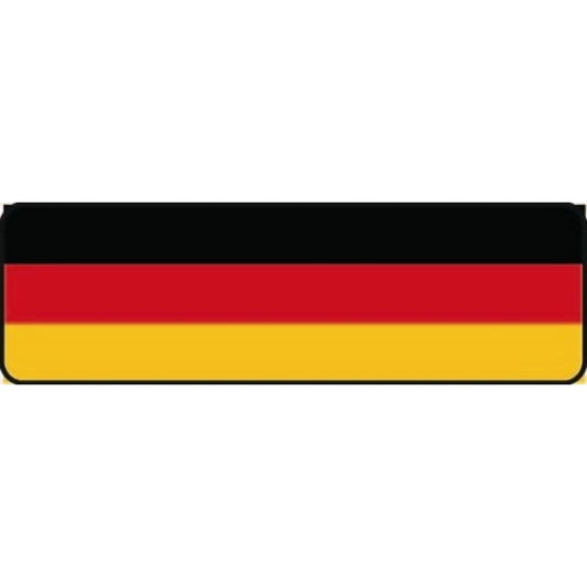 German flag vinyl motorcycle helmet stickers - patriotic biker decal