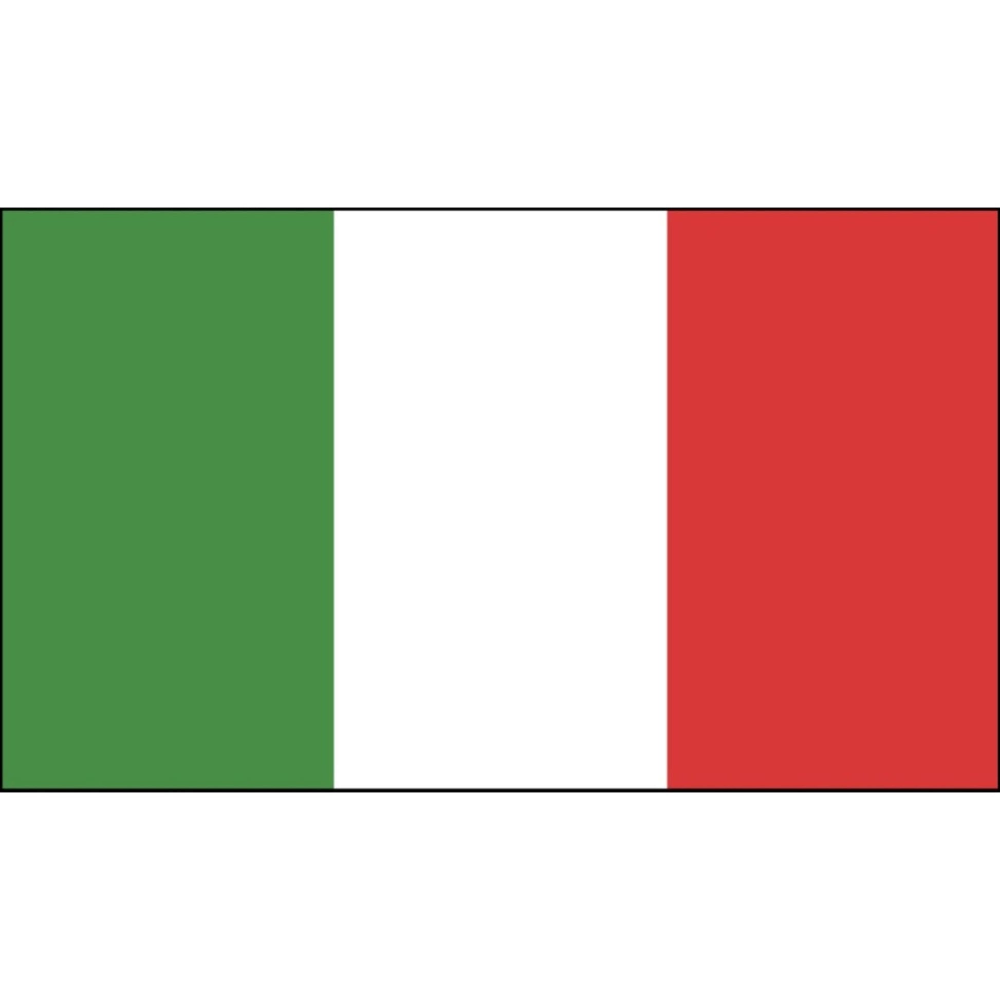 Italian flag vinyl motorcycle helmet sticker - patriotic biker decal