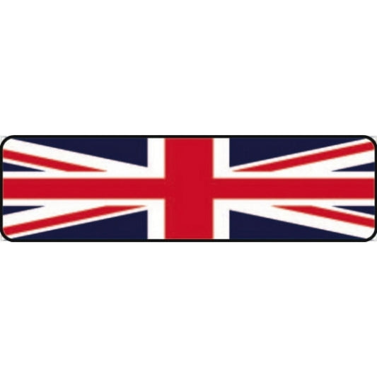 British flag vinyl motorcycle helmet stickers - patriotic biker decal