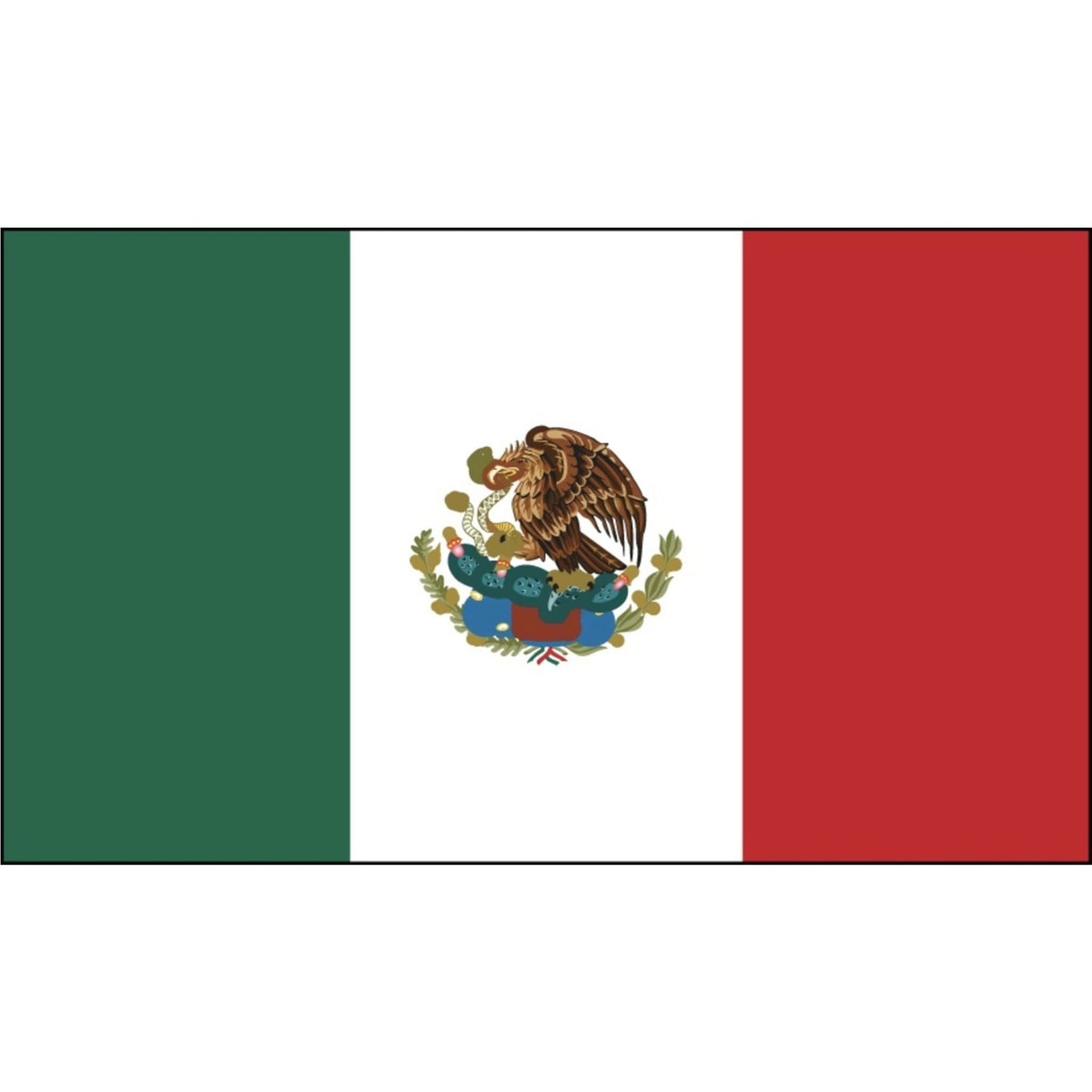 Mexican flag vinyl motorcycle helmet sticker - patriotic biker decal