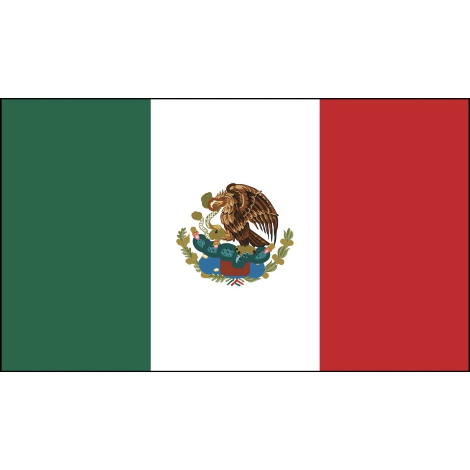 Mexican flag vinyl motorcycle helmet sticker - patriotic biker decal