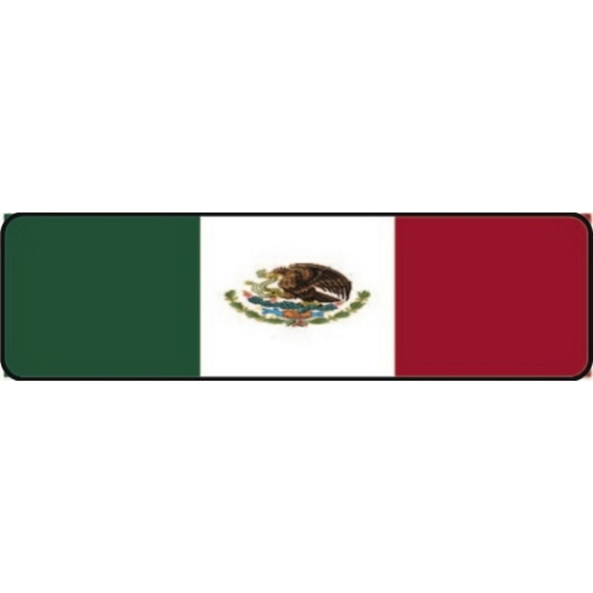 Mexican flag vinyl motorcycle helmet stickers - patriotic biker decal